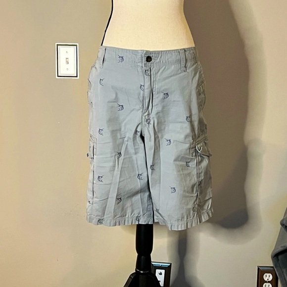 G.H. Bass & Co. Shorts Mens Gh Bass Light Graybeige Greige Cargo